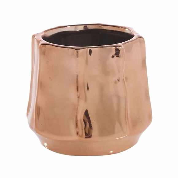 Set of 4 Copper Glazed Votives - Picture 3 of 5